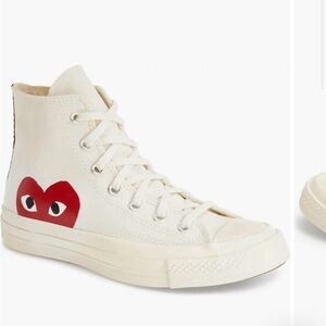 comme des garçons, off white converse!